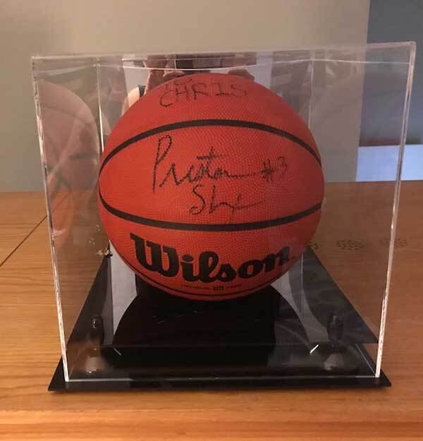 Chris' Basketball Display Case Story