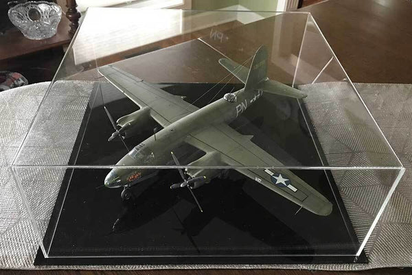Flak Bait model Airplane Display Case Story