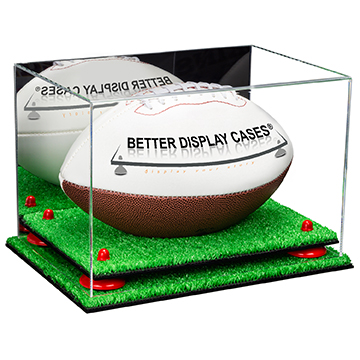 Football Display Cases - Helmets, Footballs, Cleats & Mini and Full Si