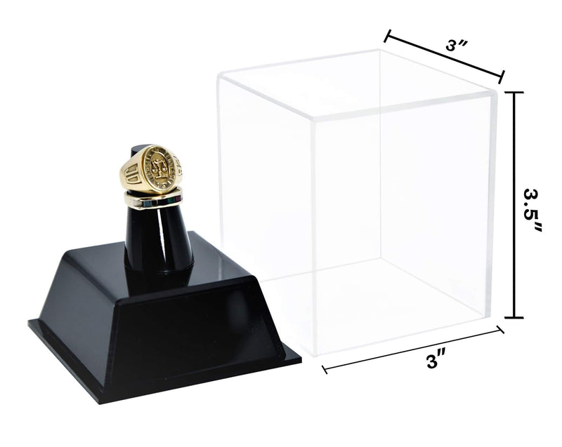 Clear Acrylic Championship School Ring Display Case