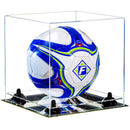acrylic soccer ball display case for sale on better display cases
