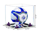 acrylic soccer ball display case for sale on better display cases