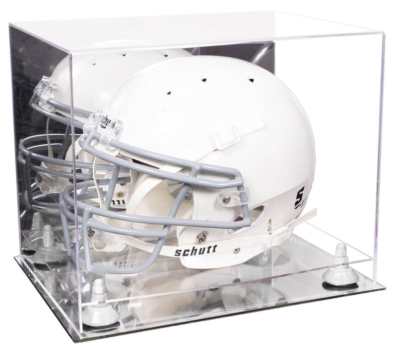 Football Helmet Display Case - Mirror No Wall Mounts (V44/A002)