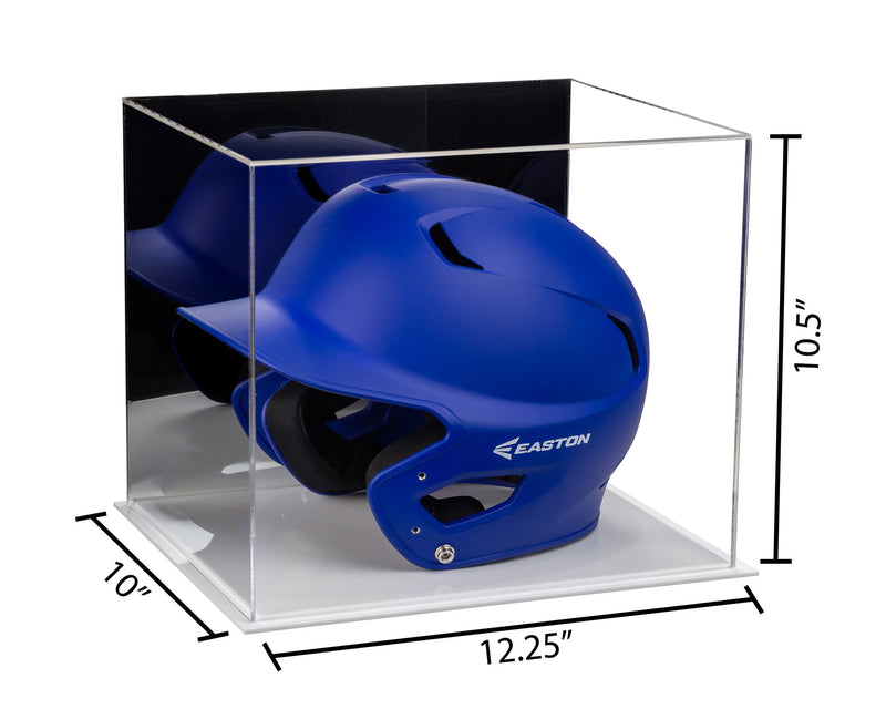 Acrylic Versatile Display Case 12.25 X 10 X 10.5 Mirror No Wall Mounts (V22/A012)