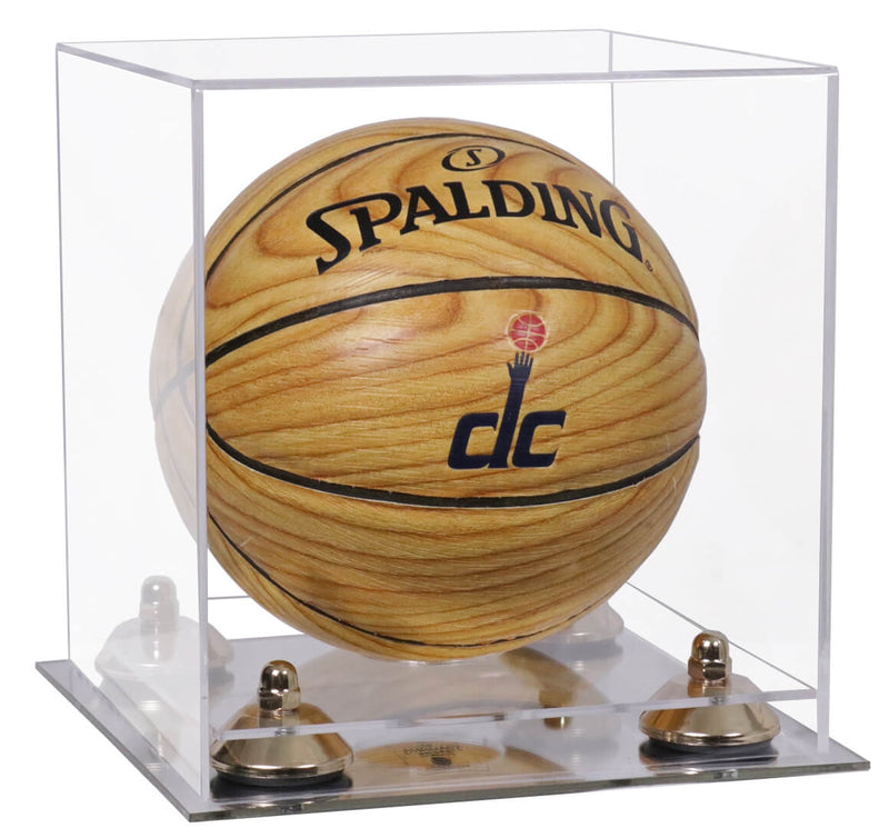 Acrylic Mini - Miniature (not Full Size) Basketball Display Case - Clear (B03/A015)