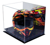 Motorcycle Nascar or Motocross Racing Helmet Display Case - Mirror No Wall Mount (A024/V61)