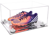 Large Display Case for Basketball Shoes, Sneaker(s), Lacrosse, Soccer, & Football Cleats - 15.25 x 12 x 8 Clear (A026/V12)