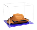 Acrylic Cowboy Hat Display Case - Clear 16" x 13" x 12" (A024-B/V61B)
