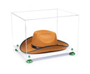 Acrylic Cowboy Hat Display Case - Clear 16" x 13" x 12" (A024-B/V61B)