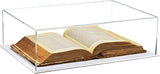 White Base Table Top Book Display Case