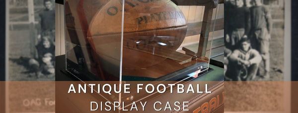 Displaying An Antique Football
