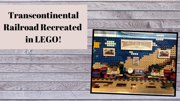Transcontinental Railroad Recreated in LEGO!