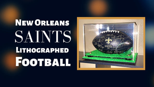 New Orleans Saints Lithographed Football