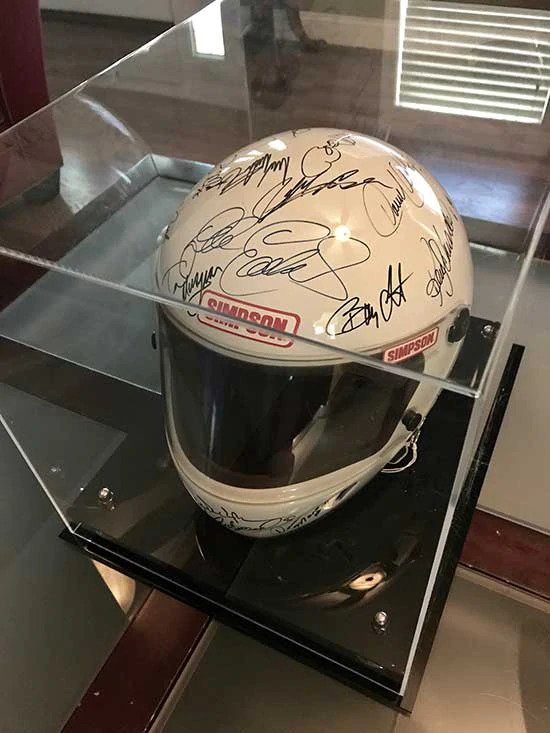 Dale Earnhardt Racing Helmet Display Case
