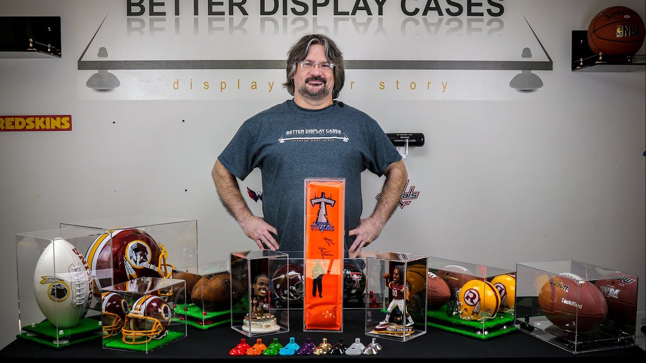 Football Display Cases