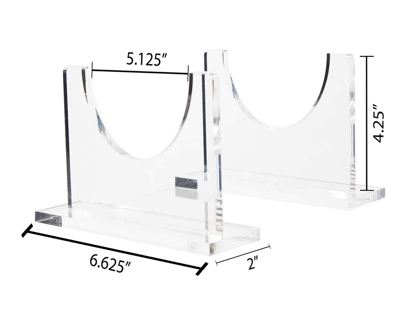 Clear Acrylic Wine Bottle Display Holder - Crystal Clear