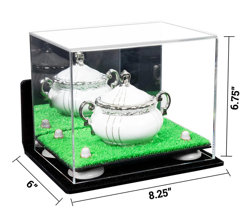 Versatile Acrylic Display Case 8.25 x 6 x 6.75 - Mirror Wall Mounts (A003/V45)