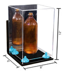 Acrylic Versatile Display Case  8 X 8 X 12  Mirror Wall Mount (A060/V42)