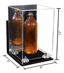 Acrylic Versatile Display Case  8 X 8 X 12  Mirror Wall Mount (A060/V42)