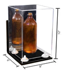 Acrylic Versatile Display Case  8 X 8 X 12  Mirror Wall Mount (A060/V42)