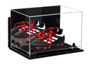 Acrylic Kids Shoes Display Case 12 x 8.25 x 8 - Mirror Wall Mounts (A004/V41)