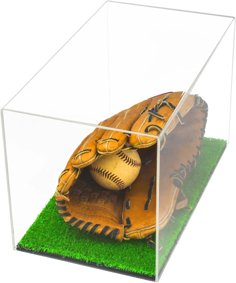 Acrylic Baseball Catchers Glove Display Case - Clear (A011/V16)