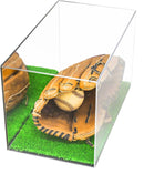 Acrylic Baseball Catchers Glove Display Case - Mirror No Wall Mounts (A011/V16)
