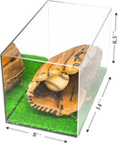 Acrylic Baseball Catchers Glove Display Case - Mirror No Wall Mounts (A011/V16)