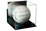 Acrylic Volleyball Display Case - Mirror Wall Mounts (A027/B02)