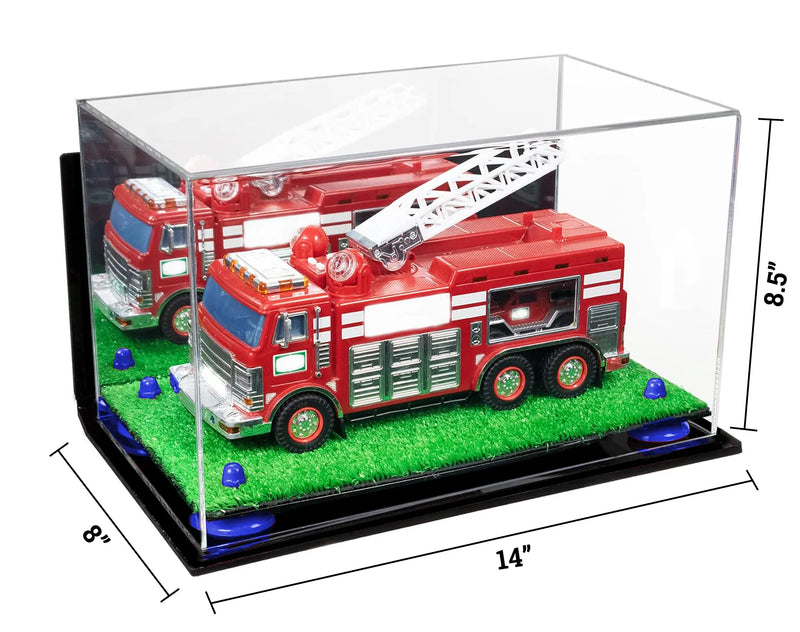 Acrylic Versatile Display Case 14 X 8 X 8.5 Mirror Wall Mounts (A011/V16)