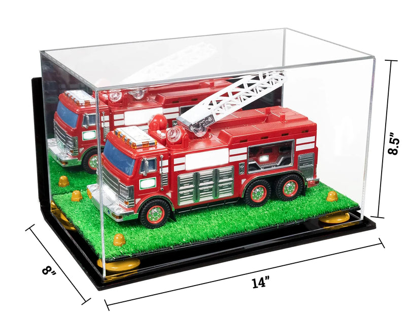 Acrylic Versatile Display Case 14 X 8 X 8.5 Mirror Wall Mounts (A011/V16)