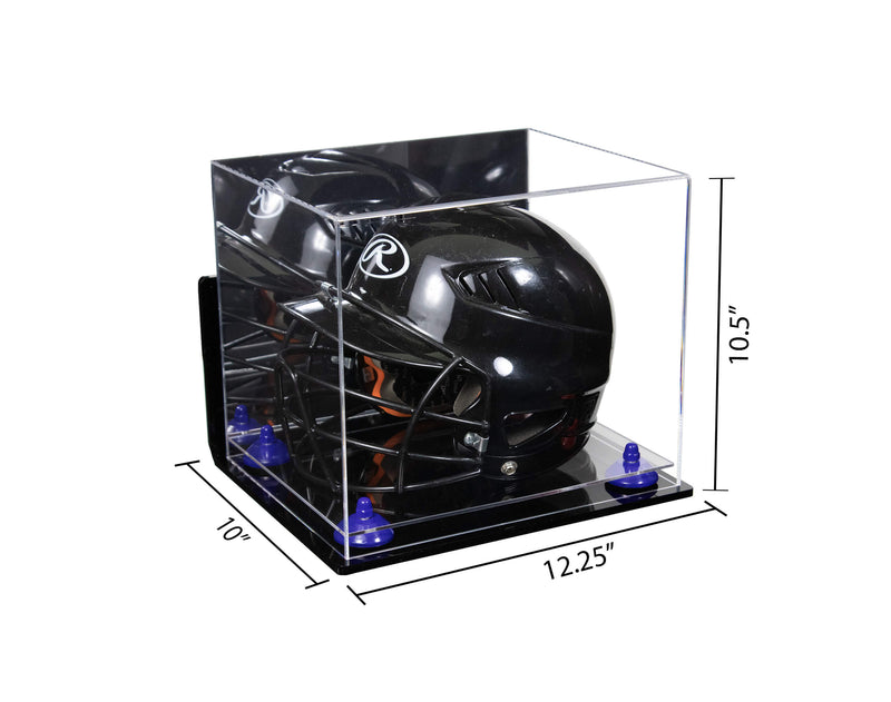 Acrylic Versatile Display Case 12.25 X 10 X 10.5 Mirror Wall Mounts (A012/V22)