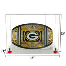 Clear Acrylic Wrestling Belt Display Case - Clear (A014/V60)