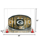 Clear Acrylic Wrestling Belt Display Case - Clear (A014/V60)