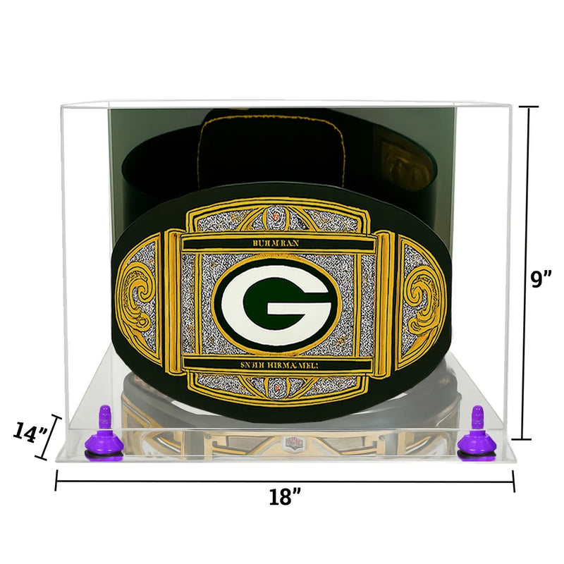 Acrylic Wrestling Belt Display Case - Mirror (A014/V60)