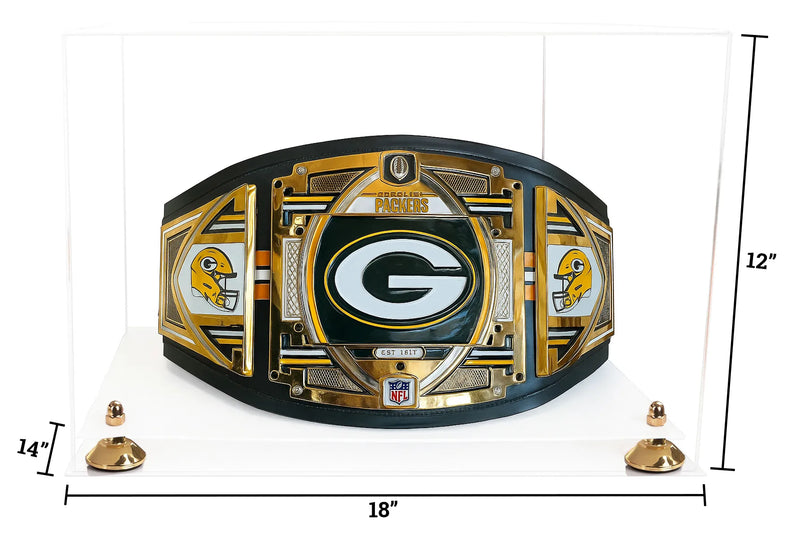 Clear Acrylic Wrestling Belt Display Case - Clear (A014/V60)