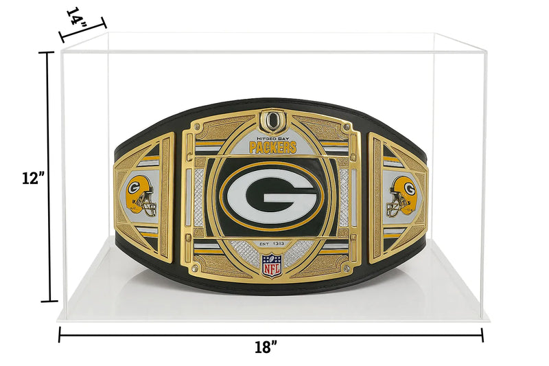 Clear Acrylic Wrestling Belt Display Case - Clear (A014/V60)