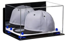 Snapback Hat or Baseball Cap Display Case -Mirror Wall Mount (A018/V40)