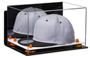 Snapback Hat or Baseball Cap Display Case -Mirror Wall Mount (A018/V40)