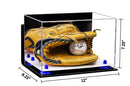 Acrylic Baseball Glove Display Case - Mirror Wall Mounts (A018/V40)