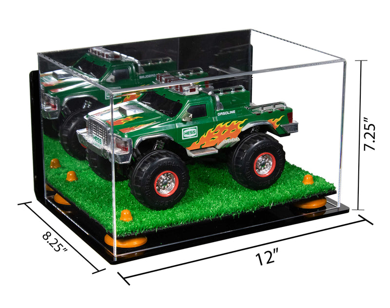 Versatile Display Case - Rectangle Box 12 x 8.25 x 7.25 - Mirror Wall Mounts (A018/V40)