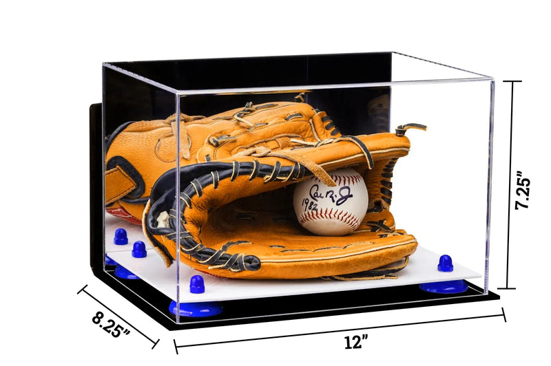 Versatile Display Case - Rectangle Box 12 x 8.25 x 7.25 - Mirror Wall Mounts (A018/V40)