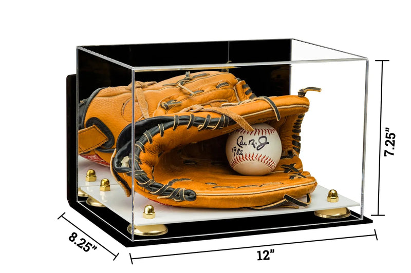 Versatile Display Case - Rectangle Box 12 x 8.25 x 7.25 - Mirror Wall Mounts (A018/V40)