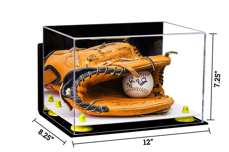 Versatile Display Case - Rectangle Box 12 x 8.25 x 7.25 - Mirror Wall Mounts (A018/V40)