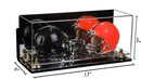 Acrylic Versatile Trucks, Trains and Rockets Display Case  17 X 6 X 7 Mirror Wall Mounts (A019/V46)