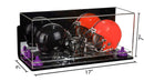 Acrylic Versatile Trucks, Trains and Rockets Display Case  17 X 6 X 7 Mirror Wall Mounts (A019/V46)