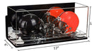Acrylic Versatile Trucks, Trains and Rockets Display Case  17 X 6 X 7 Mirror Wall Mounts (A019/V46)