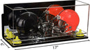 Acrylic Versatile Trucks, Trains and Rockets Display Case  17 X 6 X 7 Mirror Wall Mounts (A019/V46)