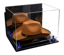 Acrylic Cowboy Hat Display Case - Mirror Wall Mounts 16" x 13" x 12" (A024-B/V61B)