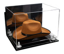 Acrylic Cowboy Hat Display Case - Mirror Wall Mounts 16" x 13" x 12" (A024-B/V61B)